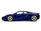 McLaren MP4.12C Blue Metallic "Furious 7" (2015) Movie "Fast & Furious" Series 1/32 Diecast Model Car by Jada-2