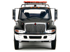 International DuraStar 4400 Flatbed Tow Truck Matt Black 1/24 Diecast Model Car by Jada
