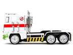 G1 Autobot Optimus Prime Truck White with Robot on Chassis from "Transformers" TV Series - "Ghostbusters" (1984) Movie Crossover "Hollywood Rides" Series Diecast Model by Jada-0