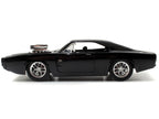 Model Kit Dodge Charger R/T Black and Dom Diecast Figure "Fast & Furious" Movie "Build N' Collect" Series 1/24 Diecast Model Car by Jada-0