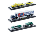 Auto Haulers Set of 3 Trucks Release 88 Limited Edition to 9600 pieces Worldwide 1/64 Diecast Models by M2 Machines-1