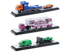 Auto Haulers Set of 3 Trucks Release 94 Limited Edition to 6000 pieces Worldwide 1/64 Diecast Models by M2 Machines-1