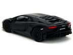 Shaw's Lamborghini Aventador Matt Black "Furious 7" (2015) Movie "Fast & Furious" Series 1/24 Diecast Model Car by Jada-0
