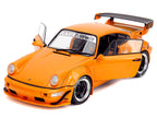 RWB Bodykit "Hibiki" Orange Metallic "Pink Slips" Series 1/18 Diecast Model Car by Jada