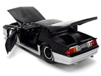 1985 Chevrolet Camaro Z28 "Mickey Thompson" Black and Silver Metallic "Bigtime Muscle" Series 1/24 Diecast Model Car by Jada-3