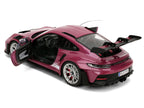 Porsche 911 GT3 RS Red Violet Metallic with White Stripes "Pink Slips" Series 1/18 Diecast Model Car by Jada-1