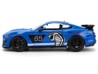 2020 Ford Mustang Shelby GT500 #65 "Ford Performance" Blue with Black Top and White Stripes "Bigtime Muscle" Series 1/24 Diecast Model Car by Jada-2