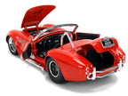 1965 Shelby Cobra 427 S/C #67 Red with Yellow Stripe "Bigtime Muscle" Series 1/24 Diecast Model Car by Jada