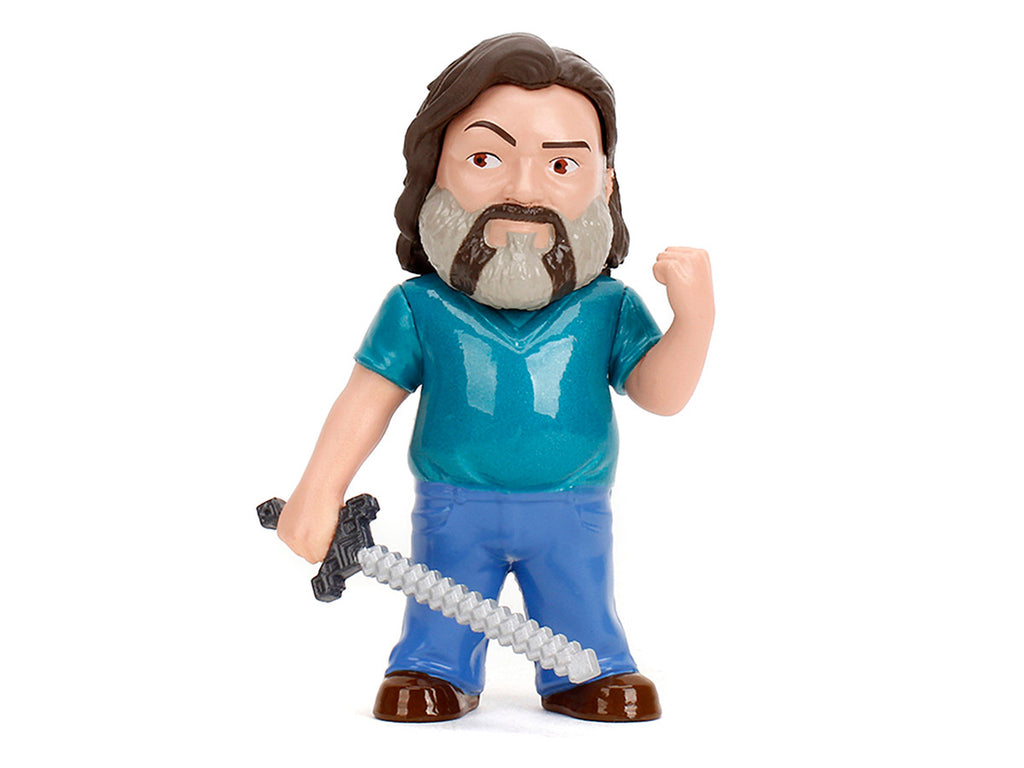 Set of 4 Diecast Figures "A Minecraft Movie" (2025) Movie "Metalfigs" Series Diecast Models by Jada-2