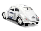 1959 Volkswagen Beetle "R2-D2" Livery White with Graphics "Star Wars" Franchise "Hollywood Rides" Series 1/32 Diecast Model Car by Jada-0
