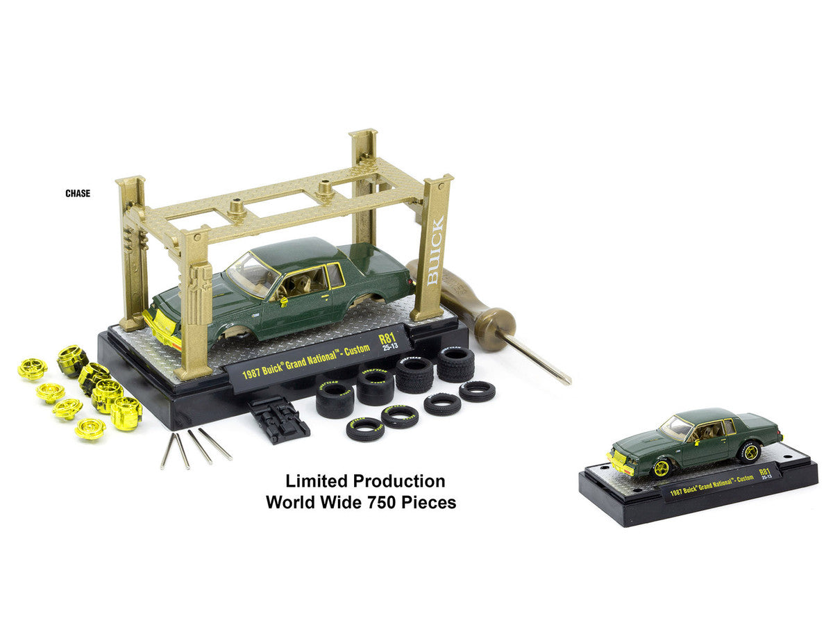 Model Kit 3 piece Car Set Release 81 Limited Edition to 9600 pieces Worldwide 1/64 Diecast Model Cars by M2 Machines-2