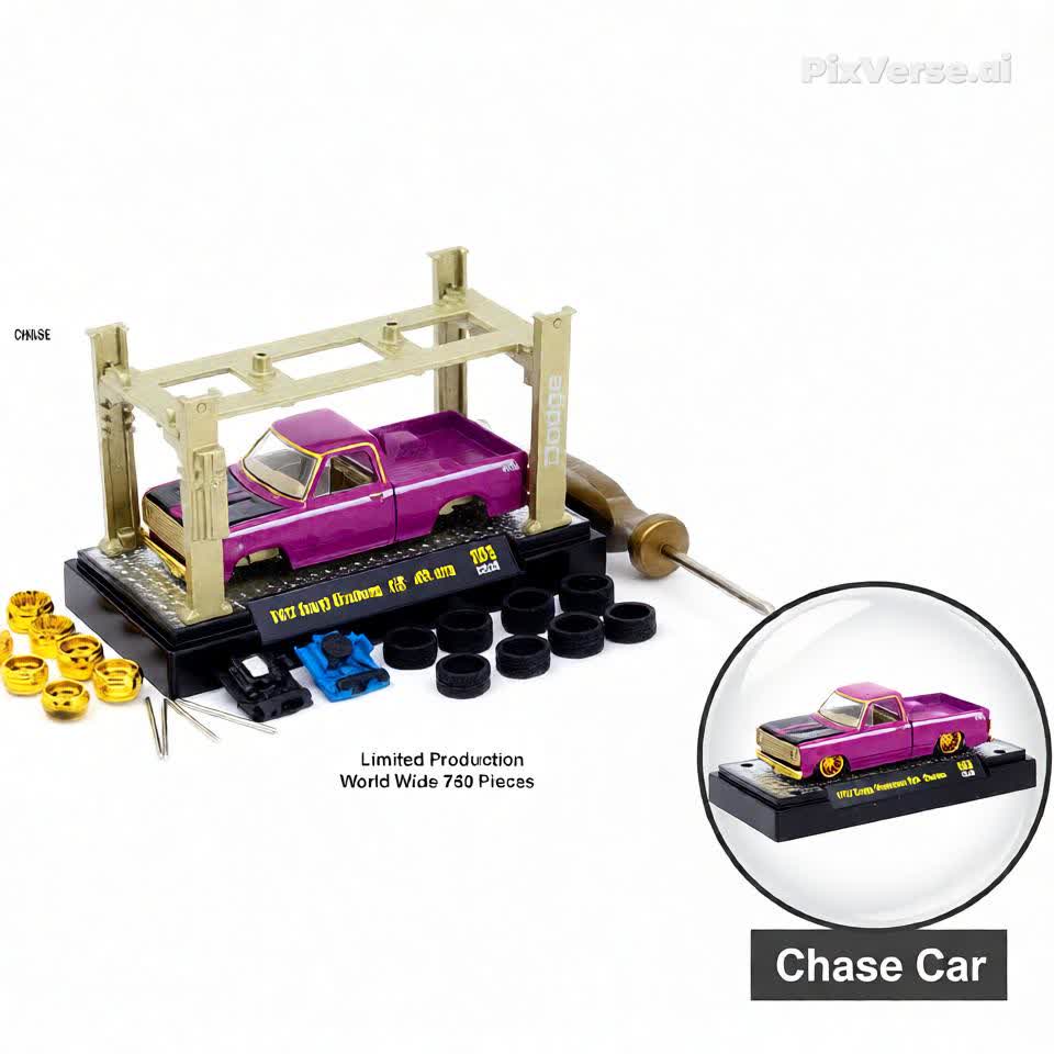 Model Kit 3 piece Car Set Release #83 Limited Edition to 6000 pieces Worldwide 1/64 Diecast Model Cars by M2 Machines