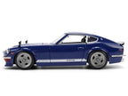 1972 Datsun 240Z Blue with White Stripes "JDM Tuners" Series 1/24 Diecast Model Car by Jada-1
