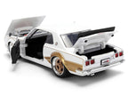 1971 Nissan Skyline 2000GT-R RHD (Right Hand Drive) White with Gold Graphics "JDM Tuners" Series 1/24 Diecast Model Car by Jada-1