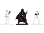 Set of 3 Diecast Figures "Star Wars" Movie Franchise "Nano Metalfigs" Series Diecast Models by Jada-1