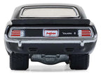 1970 Plymouth 'Cuda AAR Black with Gray Stripes "Barrett-Jackson" Series 16 1/64 Diecast Model Car by Greenlight