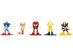 Set of 12 Diecast Figures "Sonic The Hedgehog" Video Games "Nano Metalfigs" Series Diecast Models by Jada