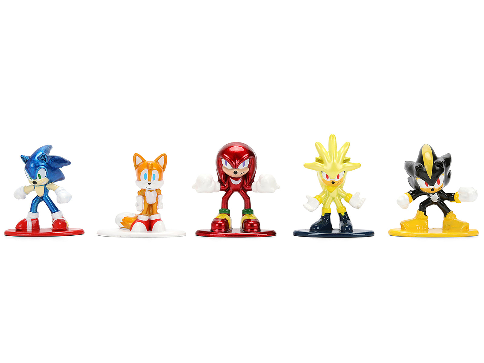 Set of 12 Diecast Figures "Sonic The Hedgehog" Video Games "Nano Metalfigs" Series Diecast Models by Jada