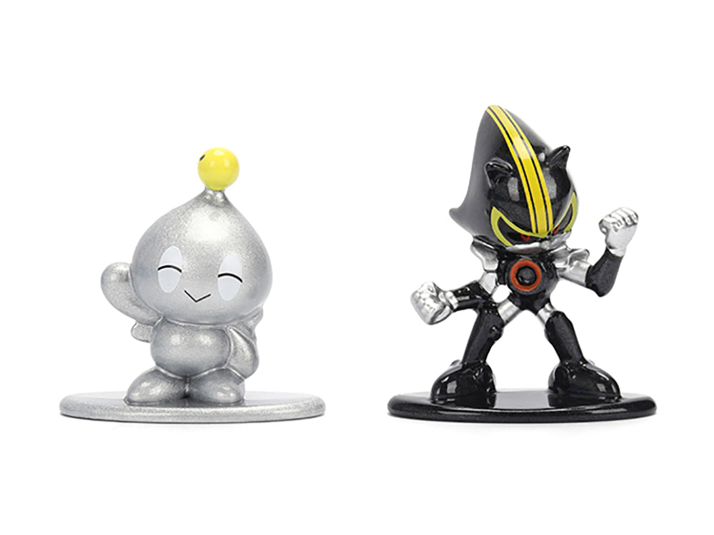 Set of 12 Diecast Figures "Sonic The Hedgehog" Video Games "Nano Metalfigs" Series Diecast Models by Jada