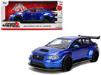 2016 Subaru WRX STI Widebody Blue Metallic "JDM Tuners" Series 1/24 Diecast Model Car by Jada-4