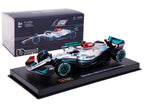 Mercedes-AMG F1 W13 E Performance #63 George Russell "F1 Formula One World Championship" (2022) with Display Case 1/43 Diecast Model Car by Bburago-4