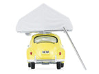 Volkswagen Classic Beetle Yellow with White Flower Graphics and Interior with Camp'otel Cartop Sleeper Tent "The Great Outdoors" Series 4 1/64 Diecast Model Car by Greenlight-3