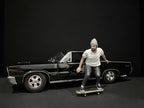 Skateboarders Figurines 4 piece Set for 1/24 Scale Models by American Diorama-2