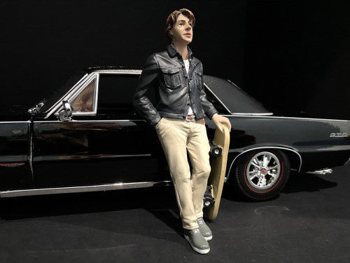 Skateboarders Figurines 4 piece Set for 1/24 Scale Models by American Diorama-3
