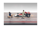 "Race Day" Two Diecast Figures Set 1 for 1/43 Scale Models by American Diorama-0