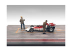"Race Day" Two Diecast Figures Set 4 for 1/43 Scale Models by American Diorama-0