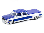 1977 Chevrolet Cheyenne Super 30 Pickup Truck White and Blue "LA" Limited Edition to 10560 pieces Worldwide 1/64 Diecast Model Car by M2 Machines-1