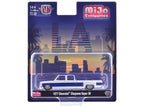1977 Chevrolet Cheyenne Super 30 Pickup Truck White and Blue "LA" Limited Edition to 10560 pieces Worldwide 1/64 Diecast Model Car by M2 Machines-2