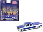 1977 Chevrolet Cheyenne Super 30 Pickup Truck White and Blue "LA" Limited Edition to 10560 pieces Worldwide 1/64 Diecast Model Car by M2 Machines-0