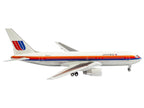 Boeing 767-200 Commercial Aircraft "United Airlines" (N601UA) White with Stripes 1/400 Diecast Model by V1:400-0