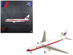 Boeing 767-200ER Commercial Aircraft "United Airlines" (N611UA) White with Stripes 1/400 Diecast Model by V1:400-2