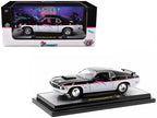 1970 Ford Mustang BOSS 429 "Pro Street" Black and Gray with Graphics Limited Edition to 6650 pieces Worldwide 1/24 Diecast Model Car by M2 Machines-2