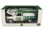 1973 Chevrolet Cheyenne 10 Pickup Truck "Quaker State" Beige and Green Limited Edition to 9600 pieces Worldwide 1/24 Diecast Model Car by M2 Machines-1
