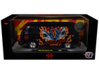 1960 Volkswagen Delivery Van "Maui & Sons" Black with Graphics Limited Edition to 4050 pieces Worldwide 1/24 Diecast Model Car by M2 Machines-1