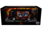 1960 Volkswagen Delivery Van "Maui & Sons" Black with Graphics Limited Edition to 4050 pieces Worldwide 1/24 Diecast Model Car by M2 Machines