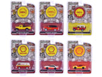"Shell Oil Special Edition" Series 2 Set of 6 pieces 1/64 Diecast Model Cars by Greenlight