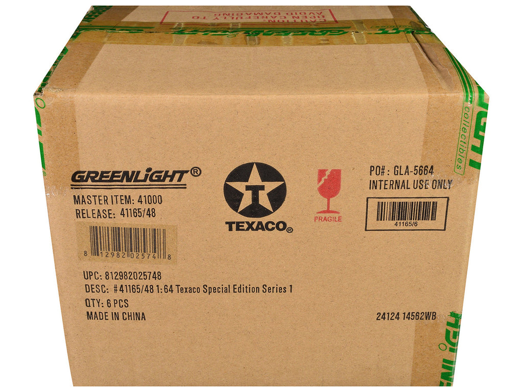 "Texaco Special Edition" Series 1 Set of 6 pieces 1/64 Diecast Model Cars by Greenlight-2
