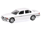 BMW Alpina B12 White 1/87 (HO) Plastic Model Car by Herpa-1