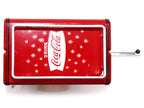 Travel Trailer Cream with Red Top "Pause and Refresh Yourself Drink Delicious Coca-Cola" 1/24 Diecast Model Car by Motor City Classics-2