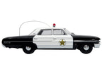 1964 Ford Galaxie 500 Police Car "Mount Airy Mayberry Sheriff" Black and White 1/43 Diecast Model by Iconic Replicas-0
