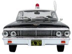 1964 Ford Galaxie 500 Police Car "Mount Airy Mayberry Sheriff" Black and White 1/43 Diecast Model by Iconic Replicas-3