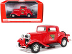 1932 Ford Coupe "Coca-Cola" Red with Black Top 1/43 Diecast Model Car by Motor City Classics-0