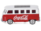 1963 Volkswagen Type 2 Van "Coca-Cola" Red and White 1/50 Diecast Model by Motorcity Classics-1