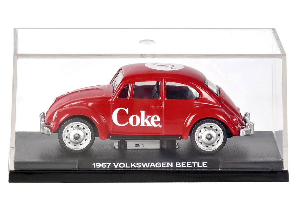1967 Volkswagen Beetle "Coca-Cola" Red 1/50 Diecast Model by Motorcity Classics-2