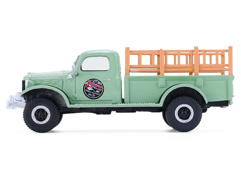 1946 Dodge Power Wagon Pickup Truck "Strawberry Farm" Green "Down on the Farm" Series 11 1/64 Diecast Model by Greenlight-2