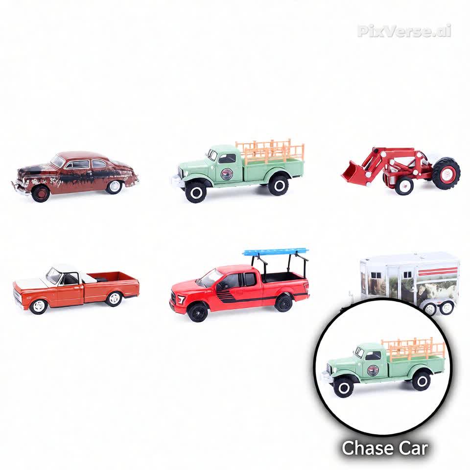 "Down on the Farm" Series 11 Set of 6 pieces 1/64 Diecast Models by Greenlight